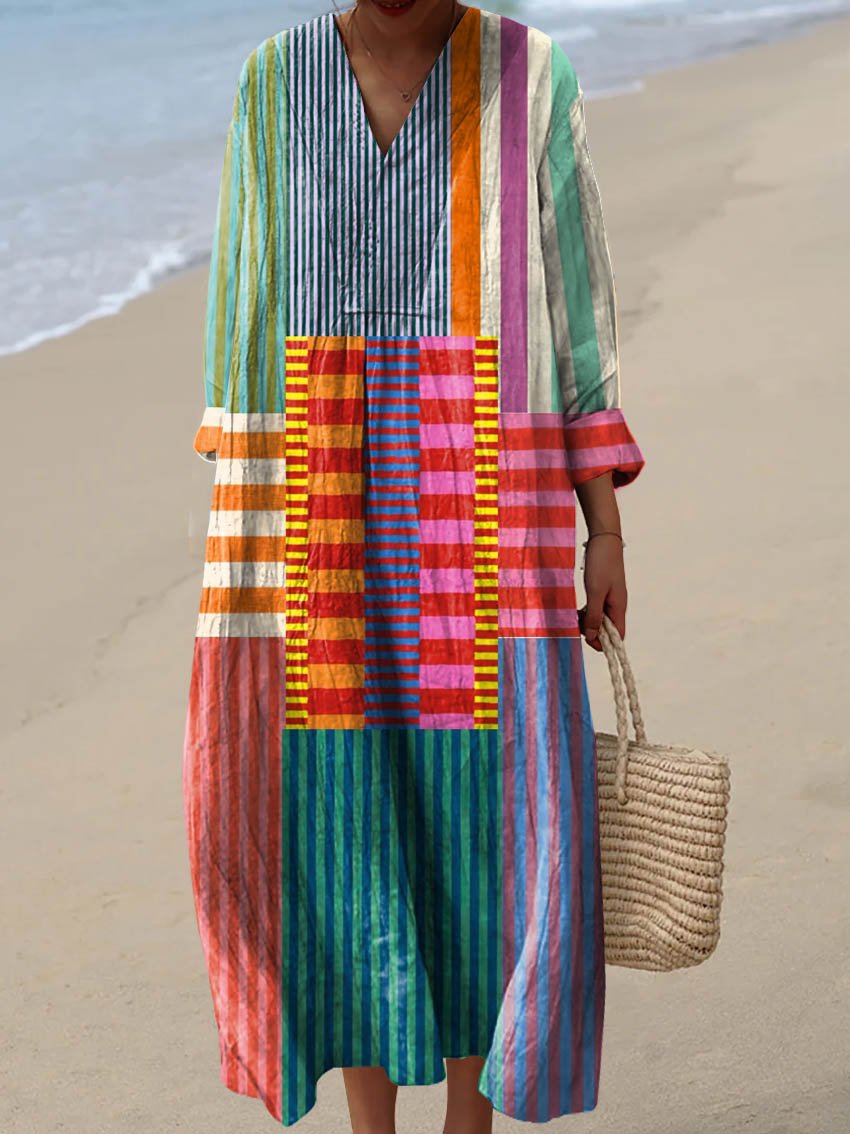Josie | Elegant Geometric Dress