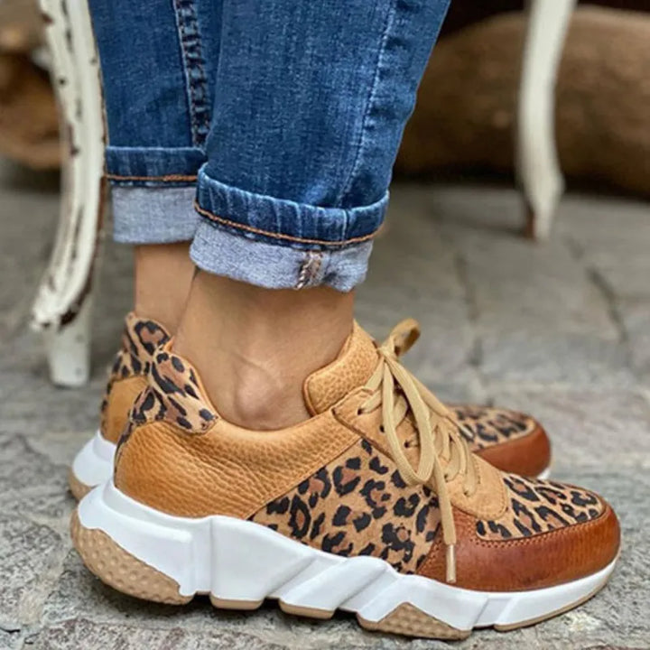 Sylvia | Comfortable Leopard Sneakers