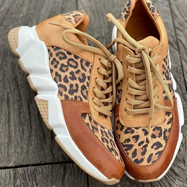 Sylvia | Comfortable Leopard Sneakers