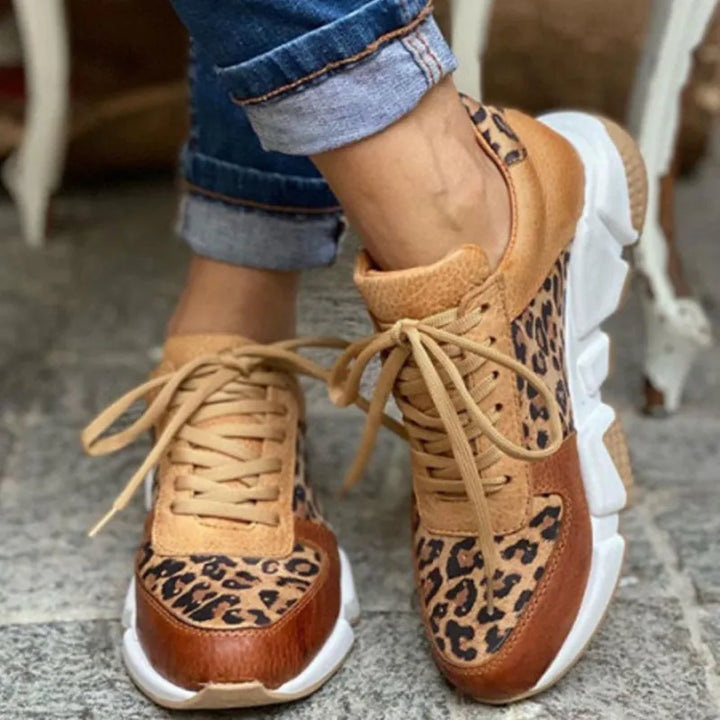Sylvia | Comfortable Leopard Sneakers