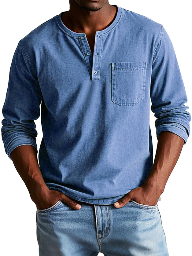 Owen | Vintage Henley Shirt