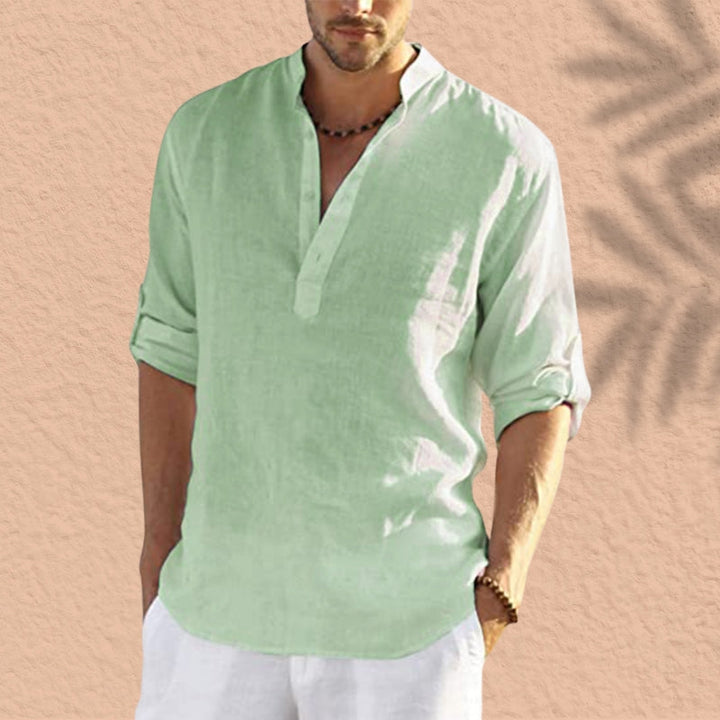 Ben | Casual Linen Long Sleeve Shirt