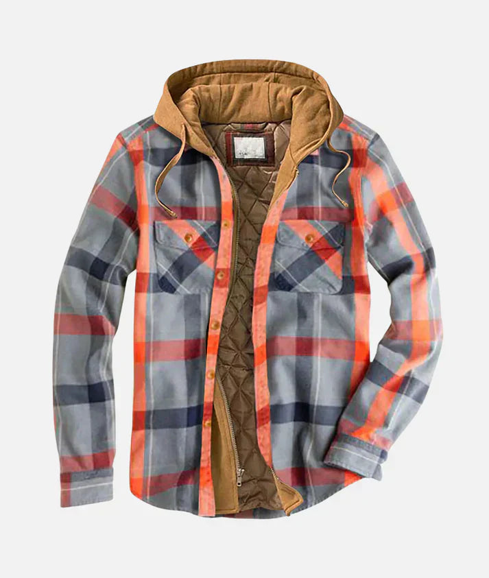 Darwin | Stylish Patchwork Plaid Jacket