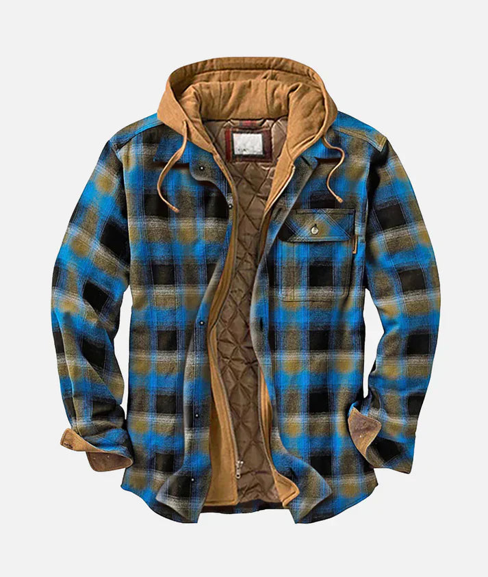 Darwin | Stylish Patchwork Plaid Jacket