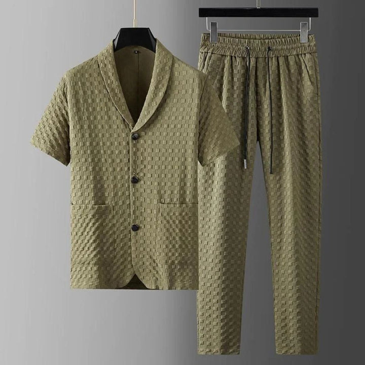 Renato | Textured Cotton Lounge Set