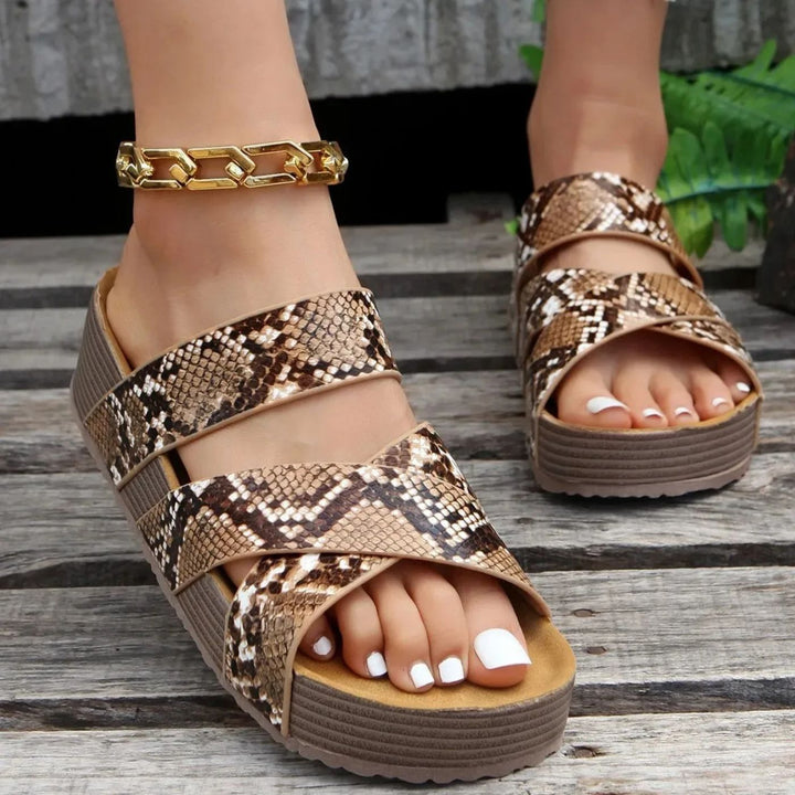Cora | Orthopedic Leather Strap Sandals