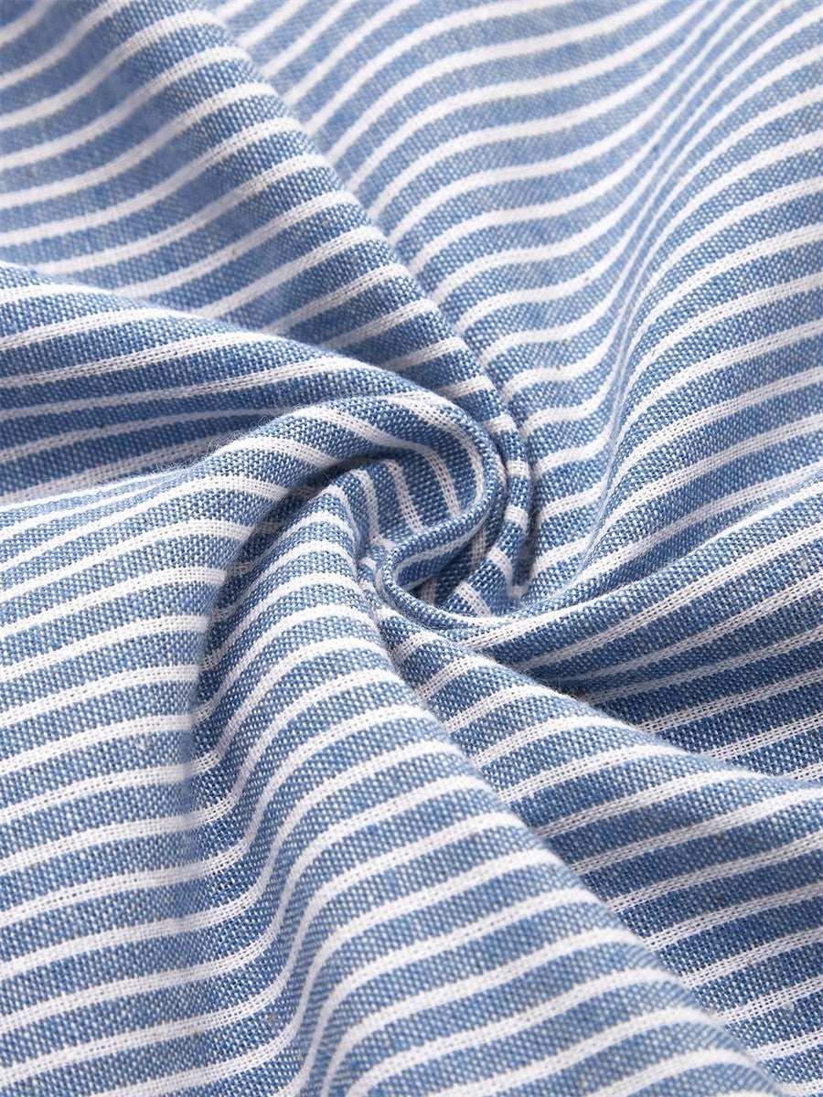 Amelia | Striped Midi Dress