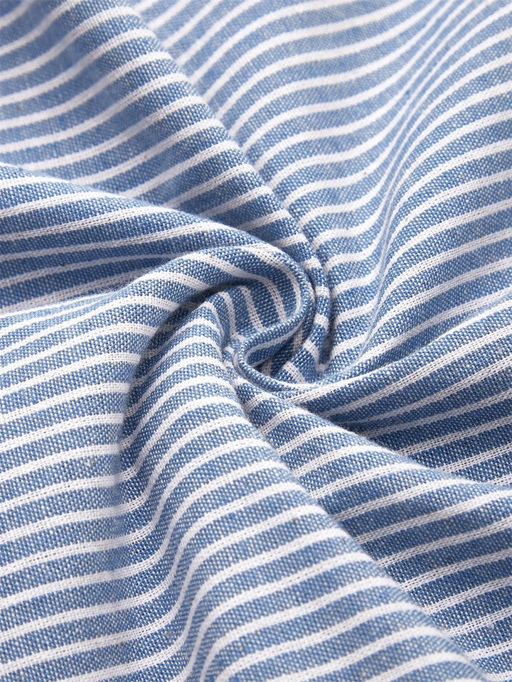 Amelia | Striped Midi Dress