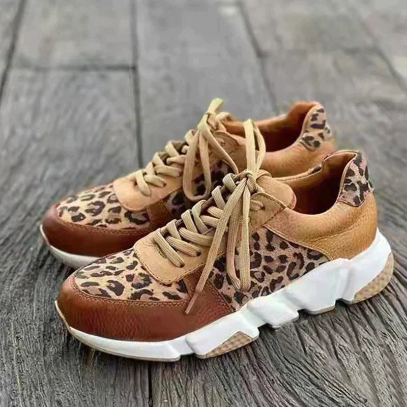 Sylvia | Comfortable Leopard Sneakers