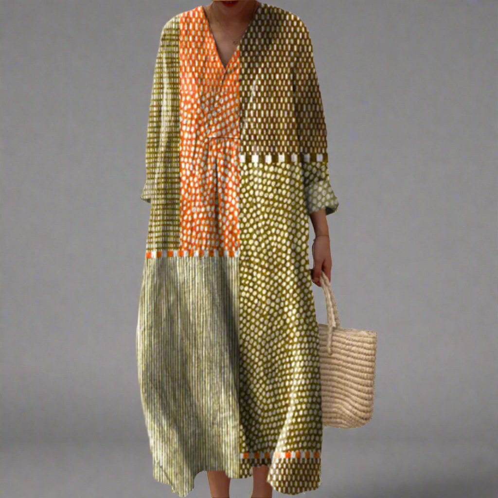 Josie | Elegant Geometric Dress