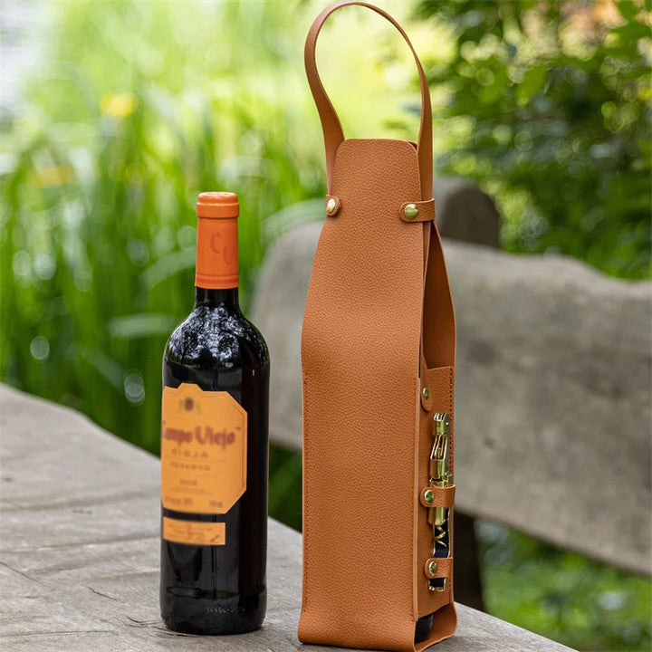 Bacco | Leather Bottle Carrier