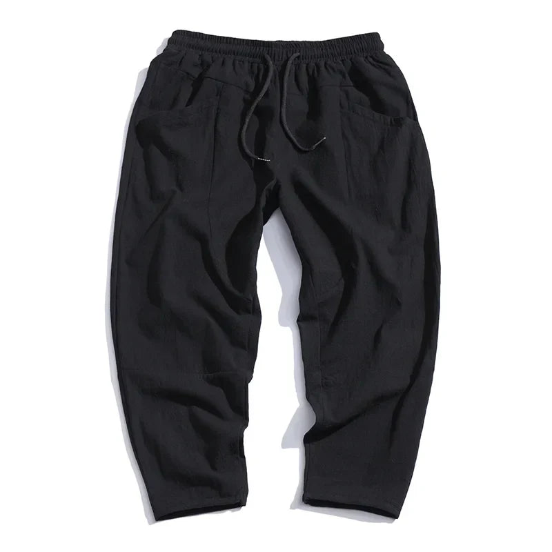 Kyoto | Linen Cropped Pants