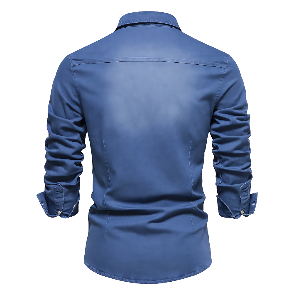 Spencer | Cotton Denim Shirt