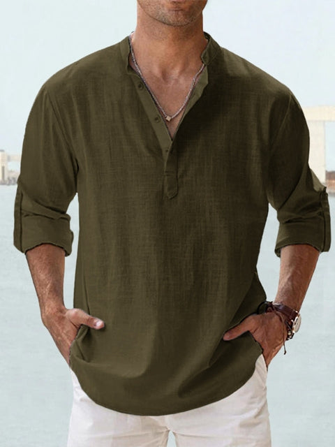 Eli | Casual Linen Overshirt