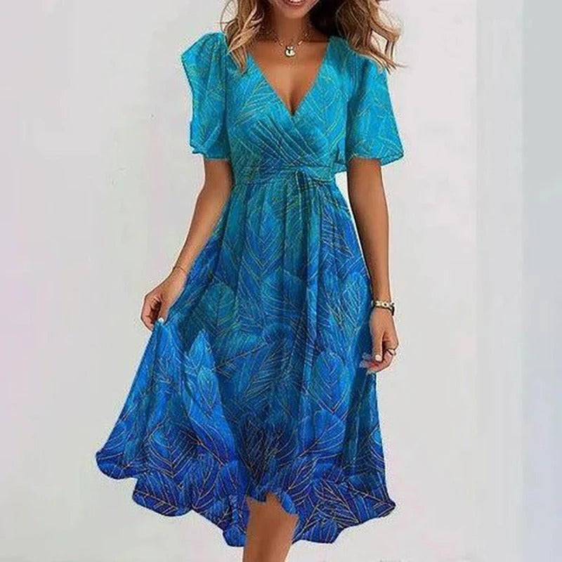 Georgia | Elegant Colourful Dress