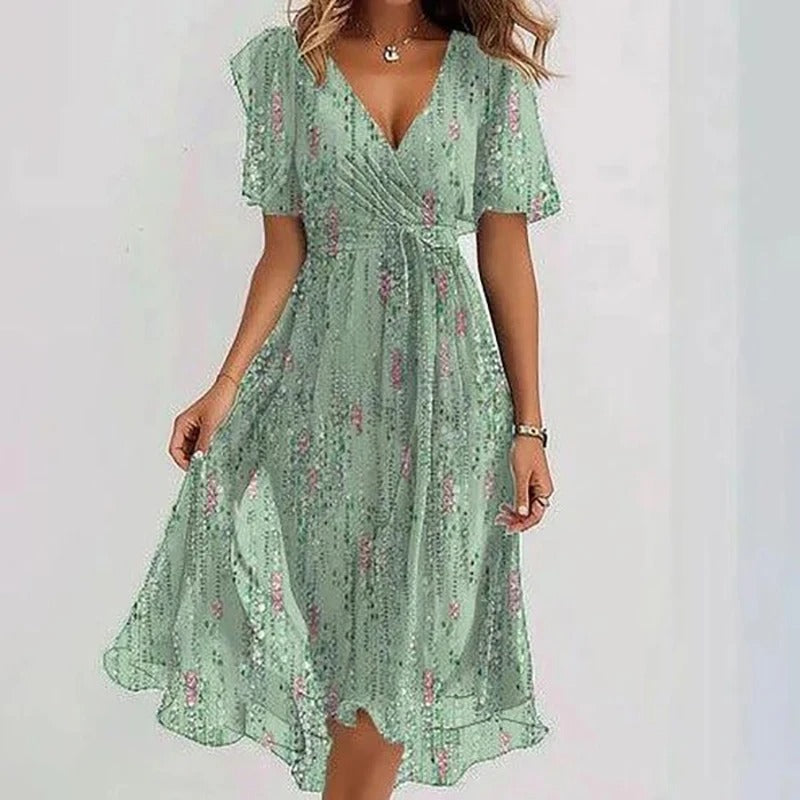 Georgia | Elegant Colourful Dress