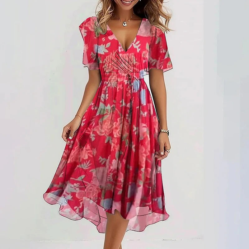 Georgia | Elegant Colourful Dress
