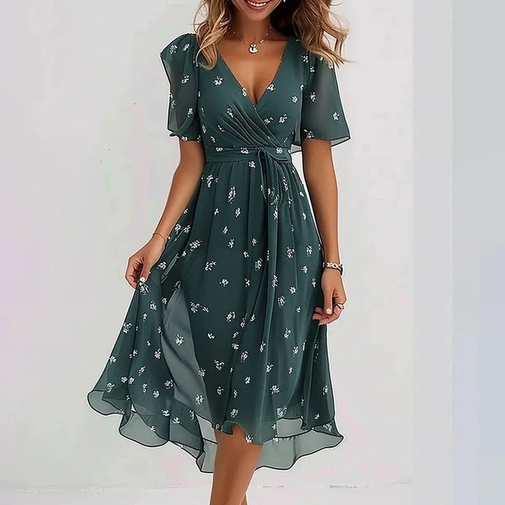 Georgia | Elegant Colourful Dress