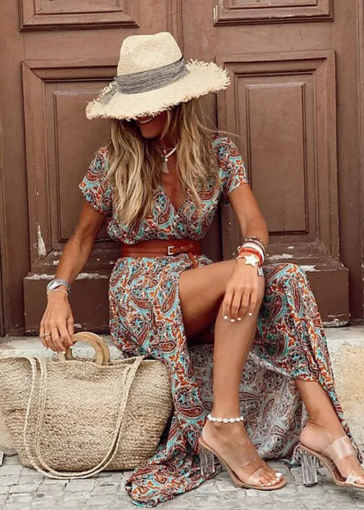 Lucia | Boho Maxi Dress