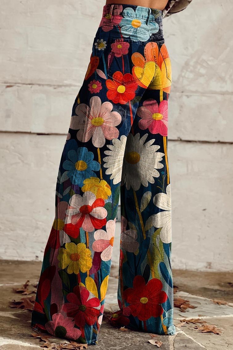 Flower Pop Denim