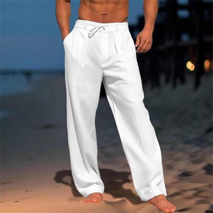 Andre | Plain Linen Trouser