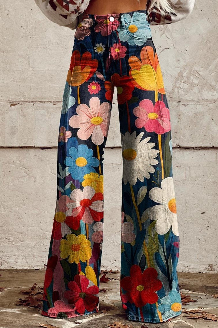 Flower Pop Denim