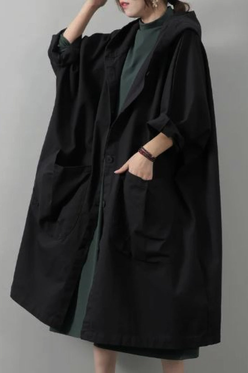 Indigo | Oversized Windbreaker Jacket