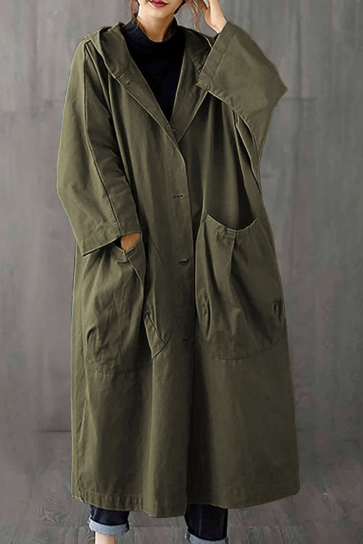 Indigo | Oversized Windbreaker Jacket