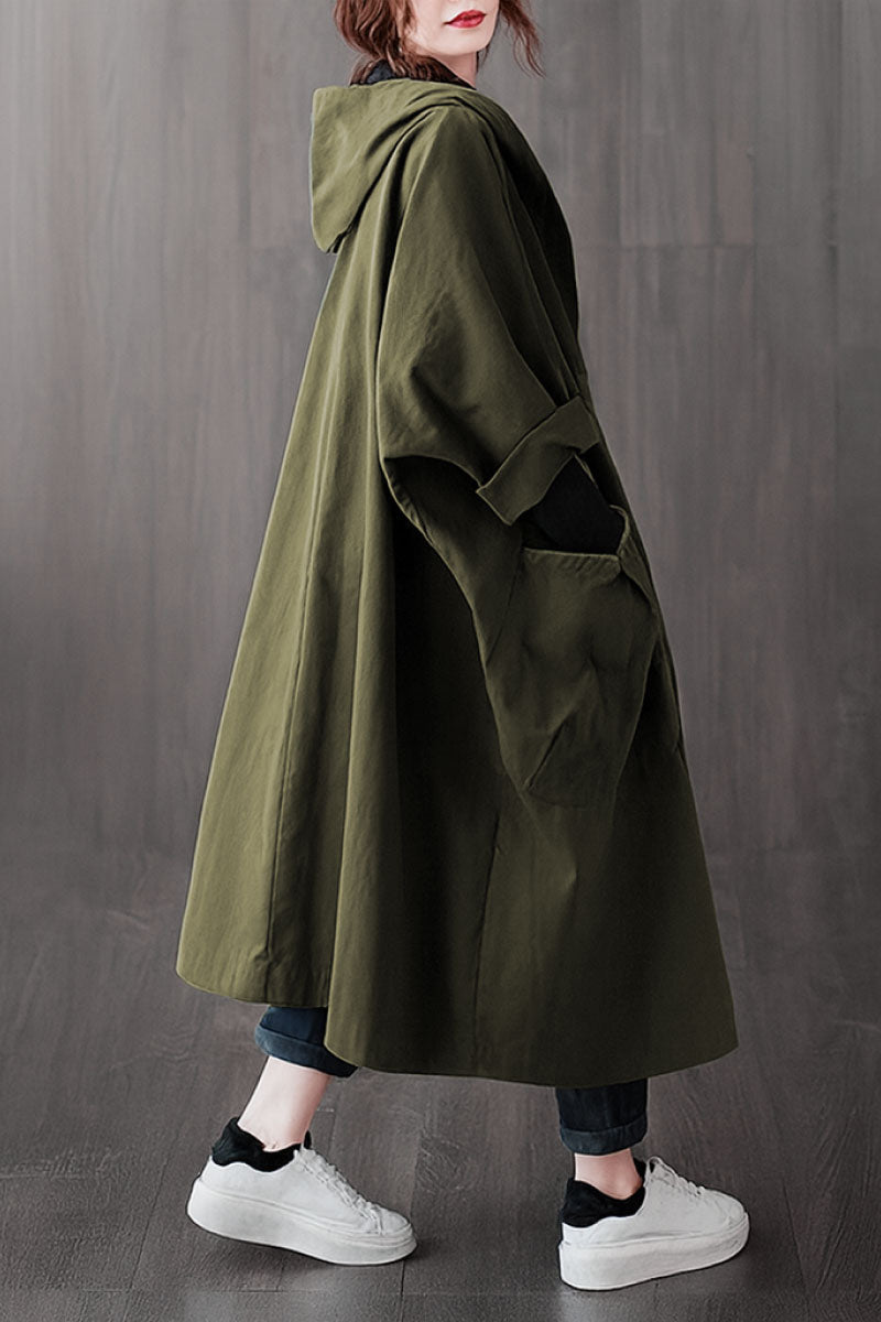 Indigo | Oversized Windbreaker Jacket