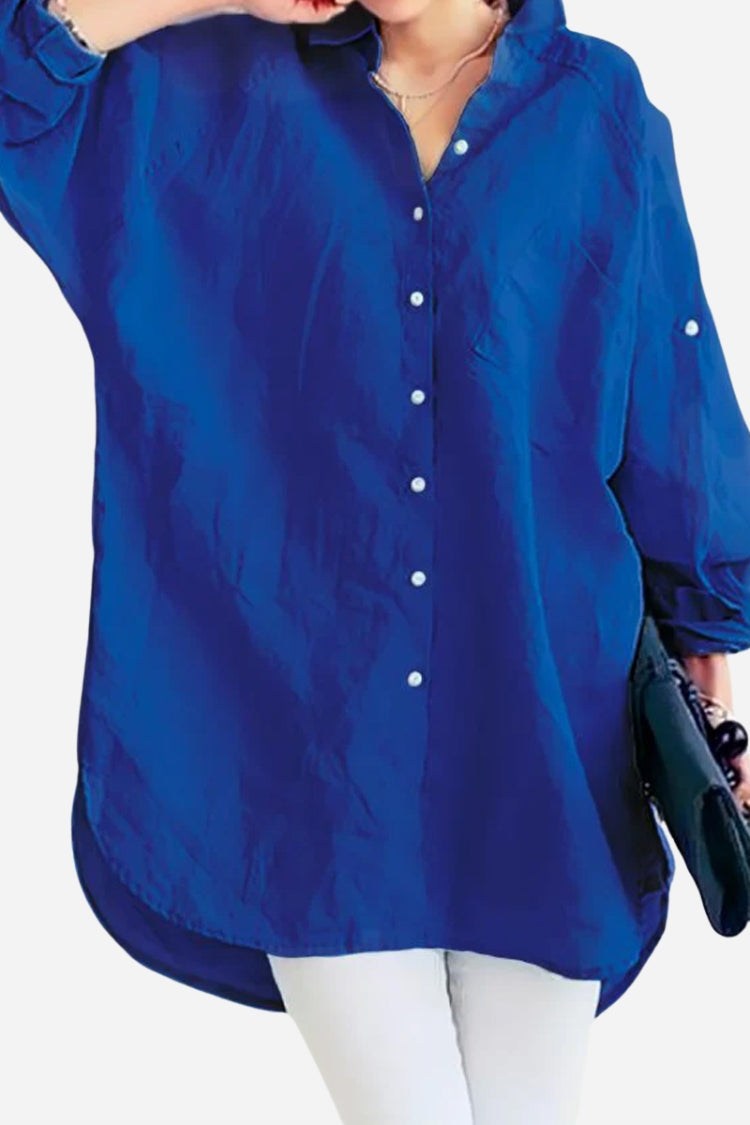 Evie | Oversized Linen Shirt