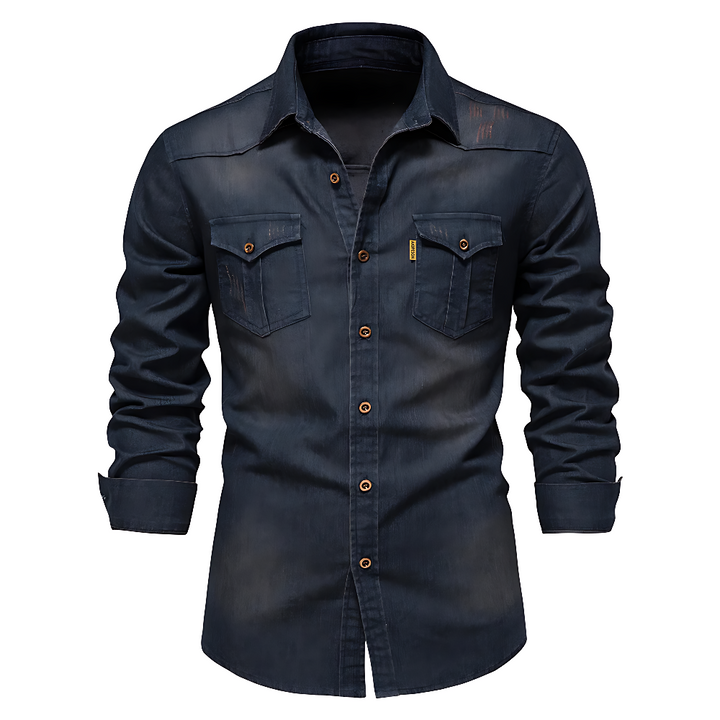 Spencer | Cotton Denim Shirt